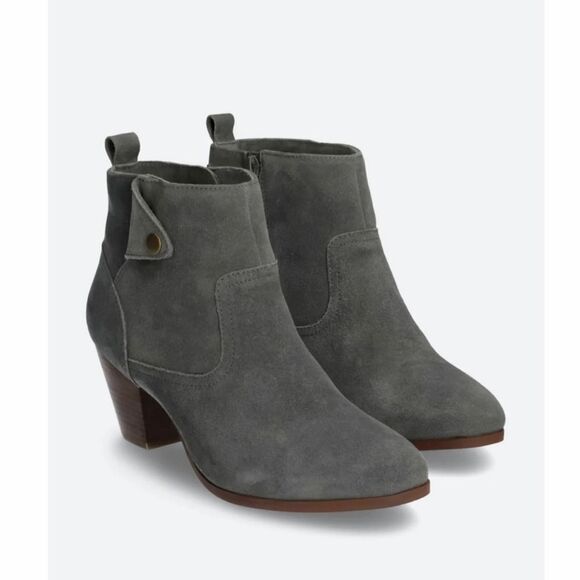 New DIBA Sofia Suede Leather Ankle Boots Booties - Picture 1 of 13